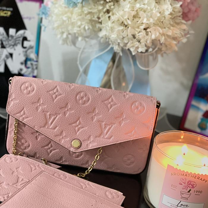 Tas Felicie LV Pink Emp full set