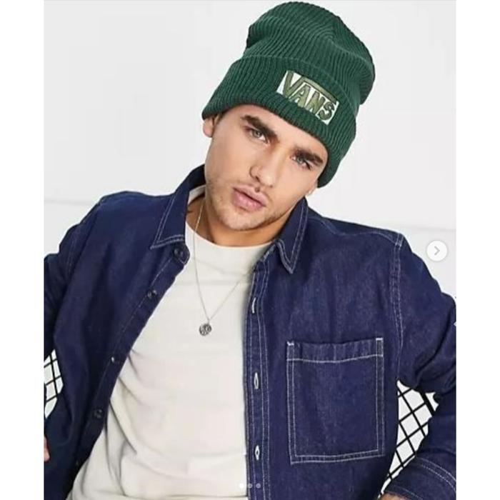 Kupluk Vans Beanie in Green Original