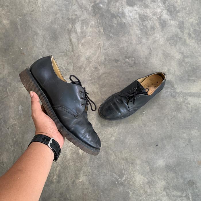 Vtg - Dr. martens 1460 black smooth mono