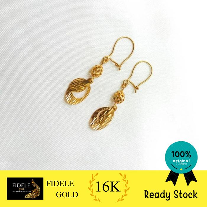Anting desi fashion wanita kadar tua 700 16k toko emas surabaya