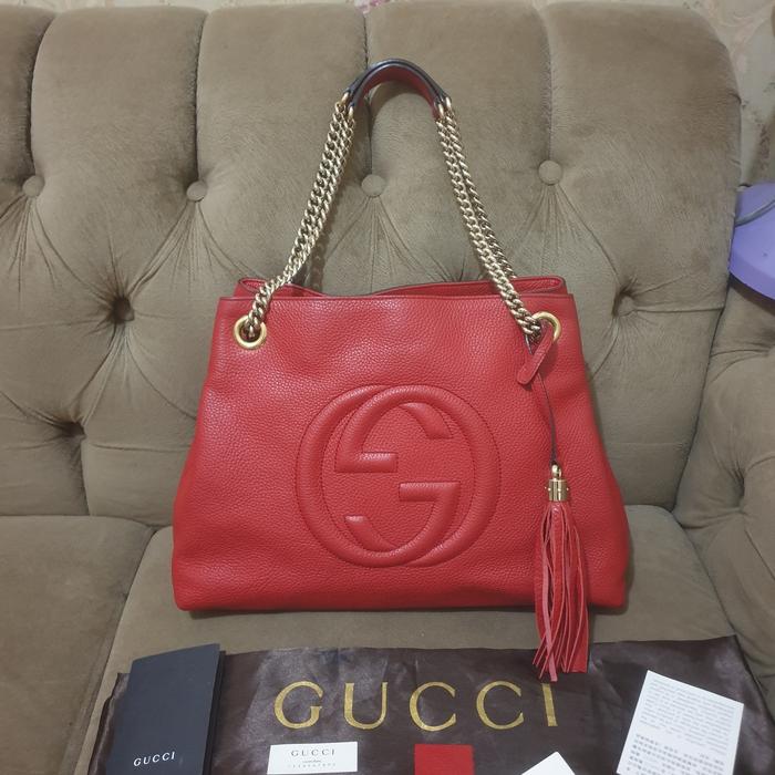 Mulus .authentic tas wanita .tote bag gucci
