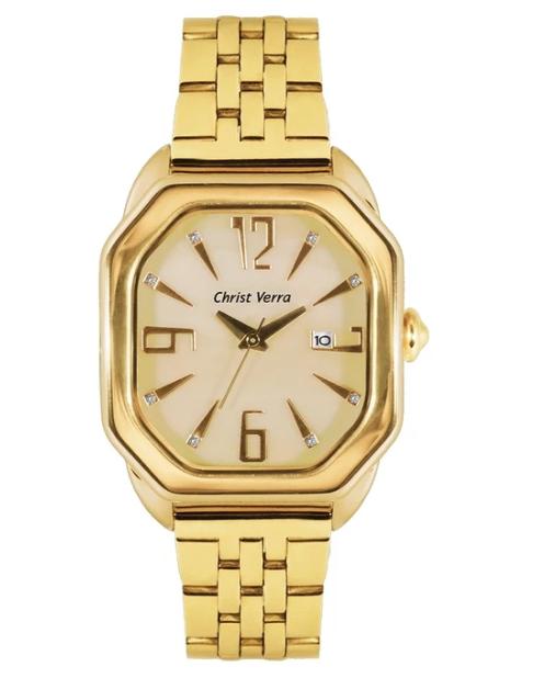 Jam Tangan CHRIST VERRA Wanita Original CV 71636L-12 CMP