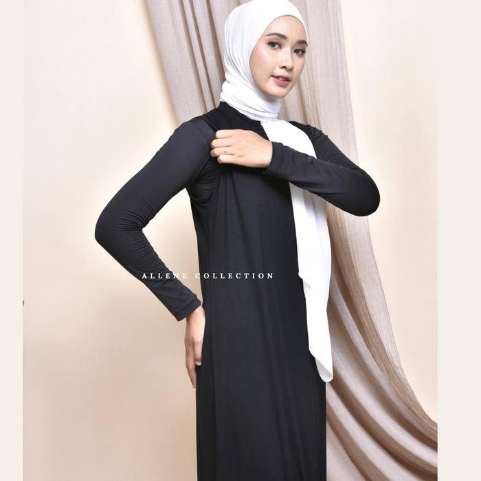 '' INNER GAMIS KUTUNG LEKTON BUNTUNG MANSET TANPA LENGAN JUMBO POLOS ''