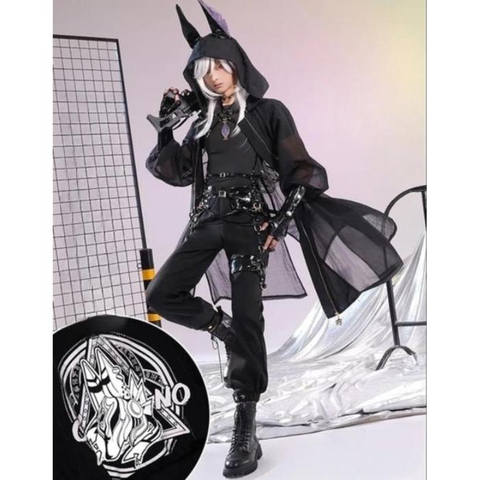 Promo BUTIK RINDU (CYNO) SET LENGKAP Cyno genshin impact BodyBelt harness cosplayer sarung tangan ko