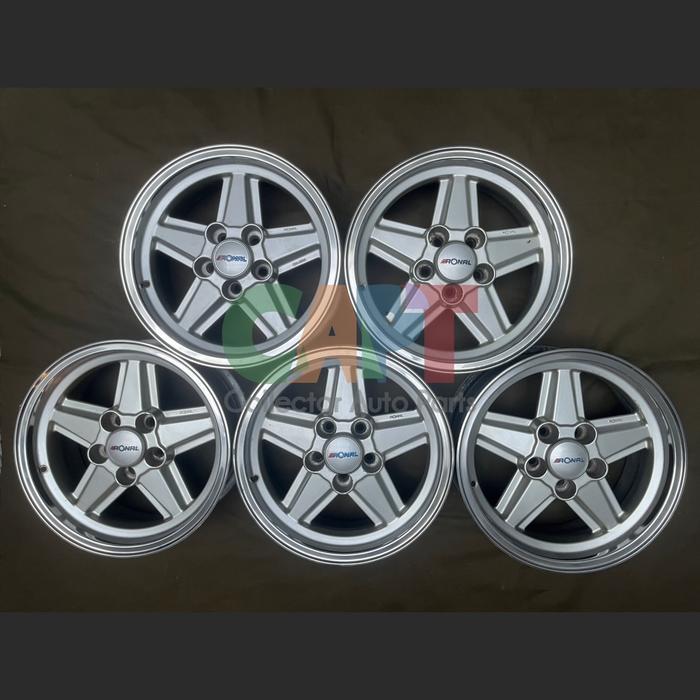 5pcs Velg + Center Cap Original AMG Penta Emboss RONAL Rare Ori Ring 16 5x112 Germany R9 Mercedes Be