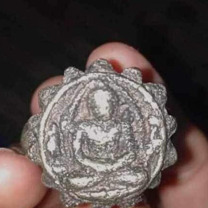 cincin lapis perak motif budha