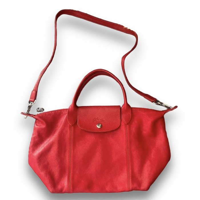 Authentic LNGCHMP Cuir Medium preloved