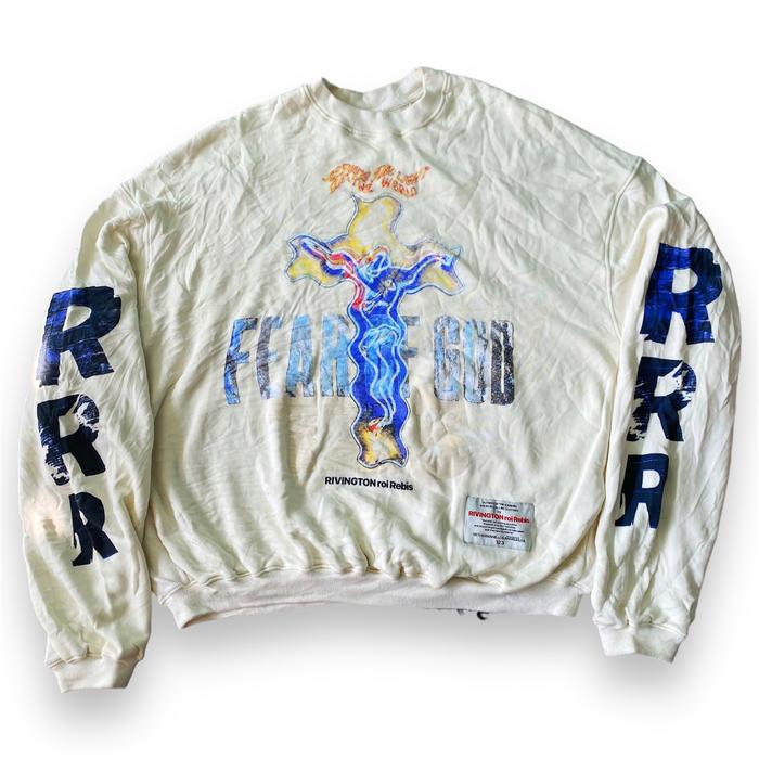 Rare Fear Of God fog x RRR123 Rivington Roi Rebis crewneck authentic original