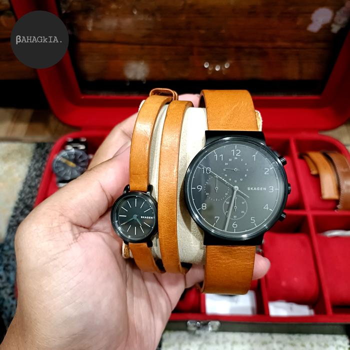 jam tangan Skagen couple watch ori