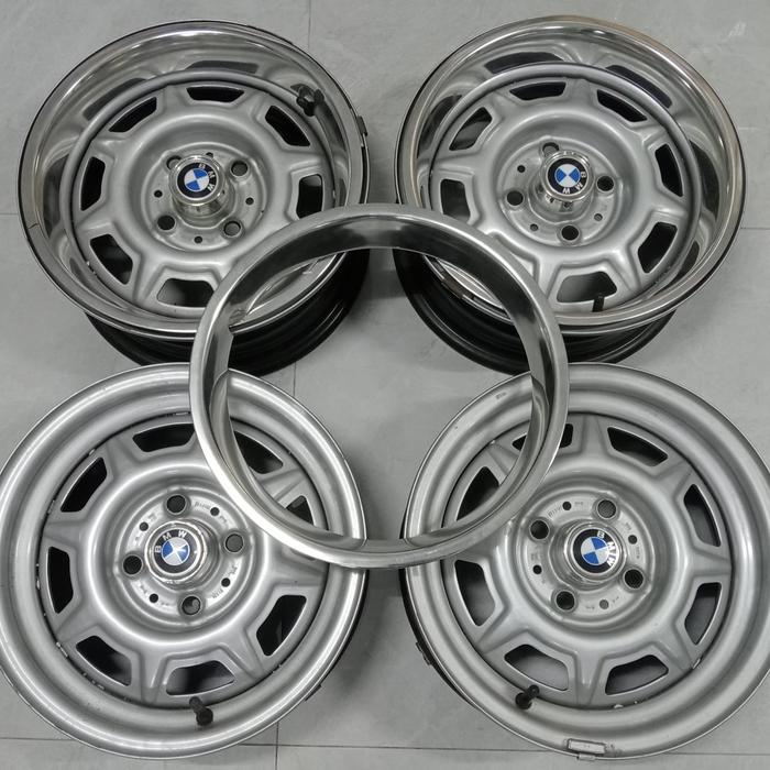 Velg BMW Sangat Langka Original E21 Ring 13 Baru Full Package bmw 315, bmw 316, bmw 318, bmw 318i, b