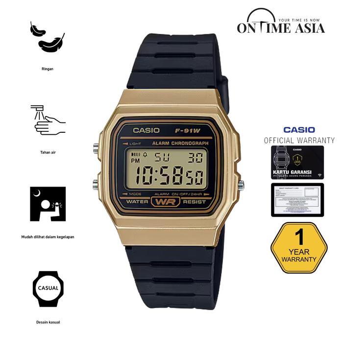 Casio General F-91WM-9ADF / F-91WM-9A Original & Garansi