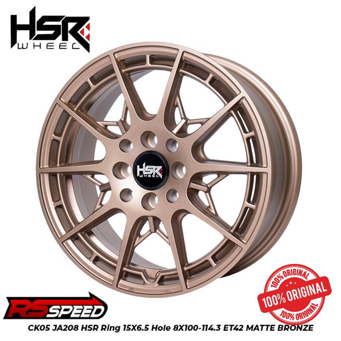 Modifikasi Velg HSR cocok Mobil Livina,Xenia,Avanza,Kijang,Veloz R15 CK05 lebar 6.5 Pcd 8x100-114,3