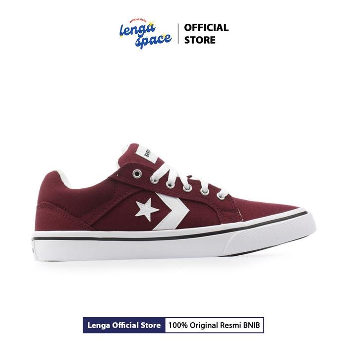 Sepatu Sneakers Pria Converse El Distrito Canvas 2.0 - Maroon (167010C) ORIGINAL