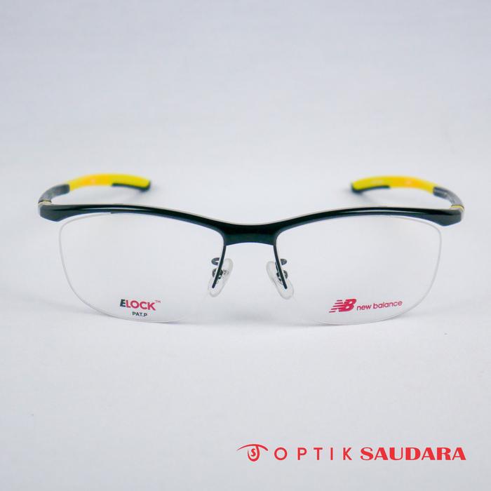 Optik Saudara - Kacamata Pria Bahan Nylor Model Kotak Elegant F NB09137 C01A 57