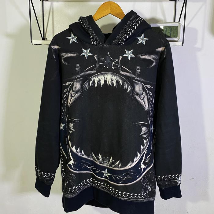 Givenchy FW12 Mermaid Shark Jaw hoodie authentic original