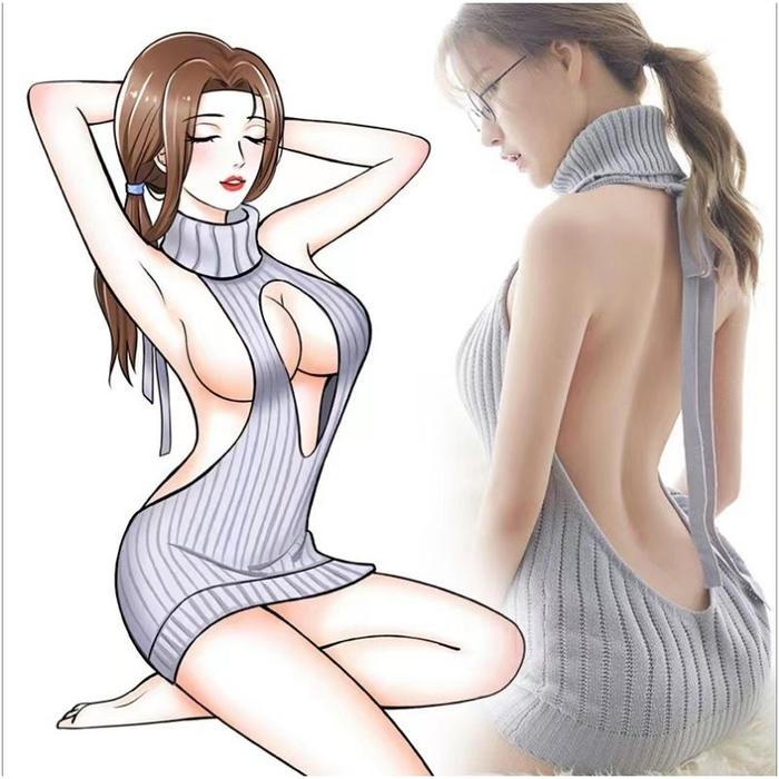 LINGERIE WANITA SEKSI PAKAIAN SERAGAM DINAS COSPLAY ANIME JEPANG BAJU CEWEK PEREMPUAN MALAM PESTA BU