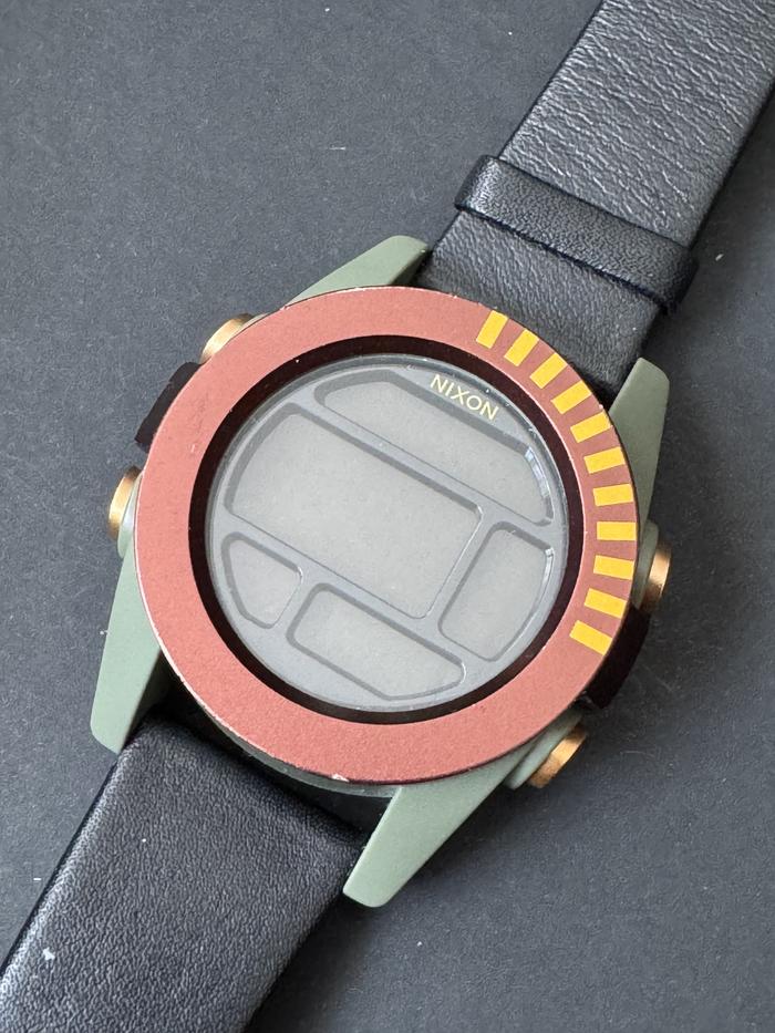 Jam Tangan Pria Nixon Star Wars The Unit Boba Fett Disney Collaboration Original BNIB Strap Men’s Wa