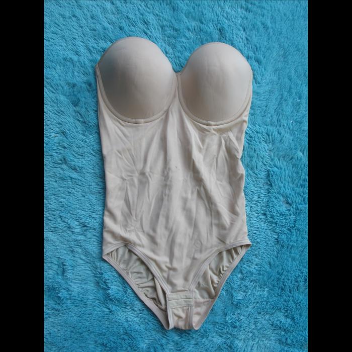 MAIDENFORM BODY SUIT / BODY TORSETTE PAKAI BUSA PAKAI KAWAT LPK SIZE 36D - STRAPLESS (TANPA TALI)