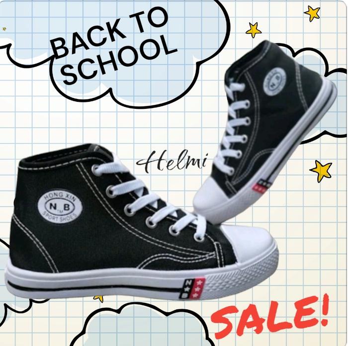 SEPATU PRIA & WANITA NB TALI BOOT-SEPATU ANAK SEKOLAH-SEPATU FORMAL SEKOLAH,SD,SMP,SMK