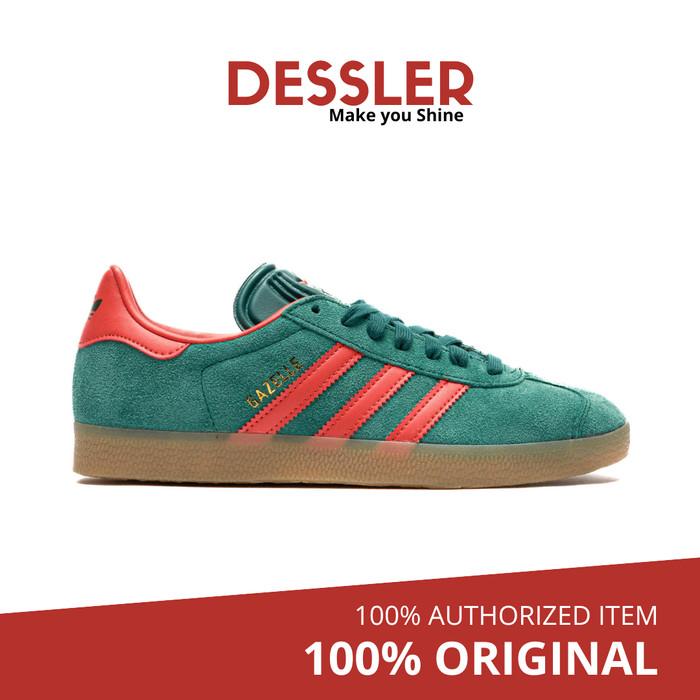 Adidas Gazelle - Collegiate Green Red Gum (IG6200)
