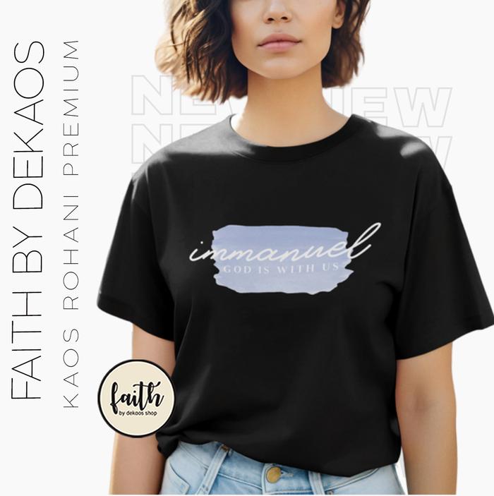 DEKAOSSHOP Kaos rohani ayat Alkitab wanita anak pria couple family keluarga terbaru baju rohani Kris
