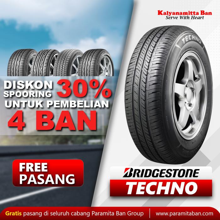 Ban Bridgestone 185/60 R15 Techno Ban Mobil Velg 15 Ban Mobil Vios