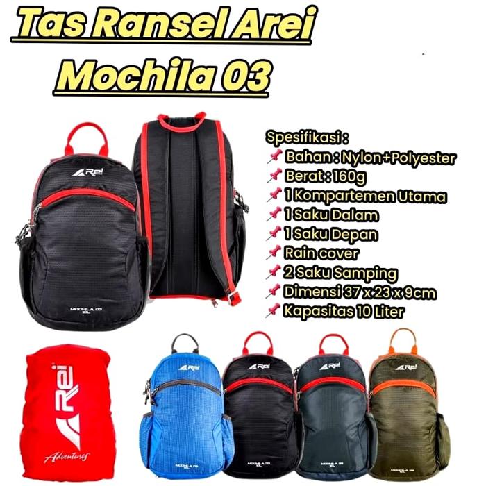 TAS RANSEL MOCHILA 03 10 LITER AREI  OUTDOORGEAR _ TAS DAYPACK BACKPACK RANSEL REI 10L