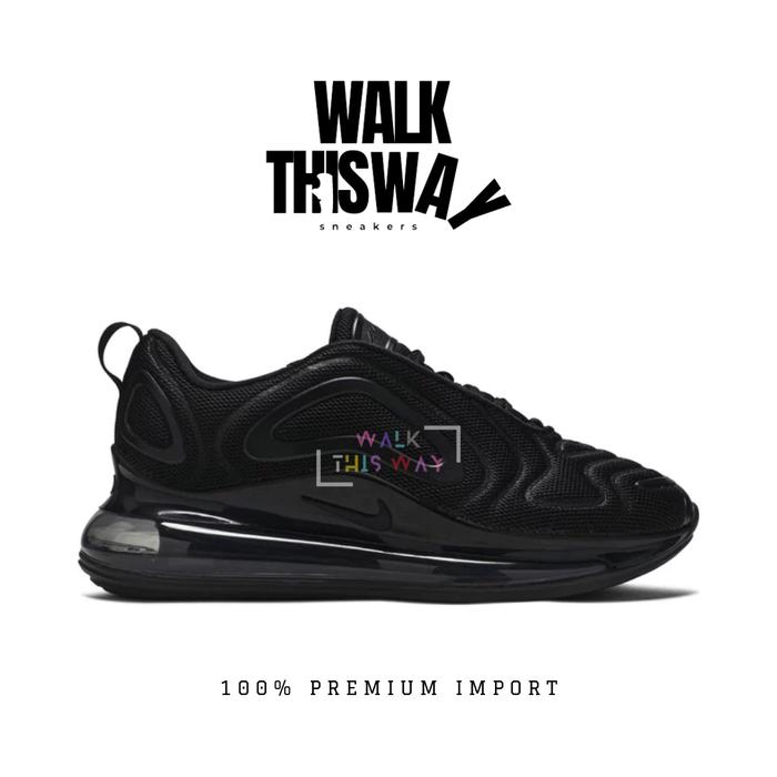 sepatu pria sneakers nike air max 720 / sepatu nike / sneakers air max / triple black