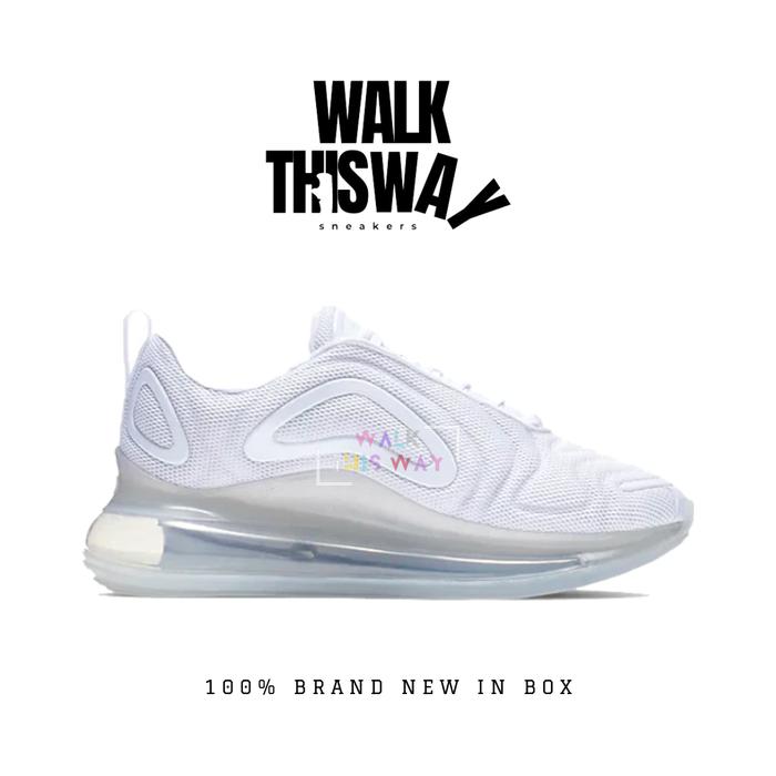 sepatu pria sneakers nike air max 720 / sepatu nike / sneakers air max / triple white