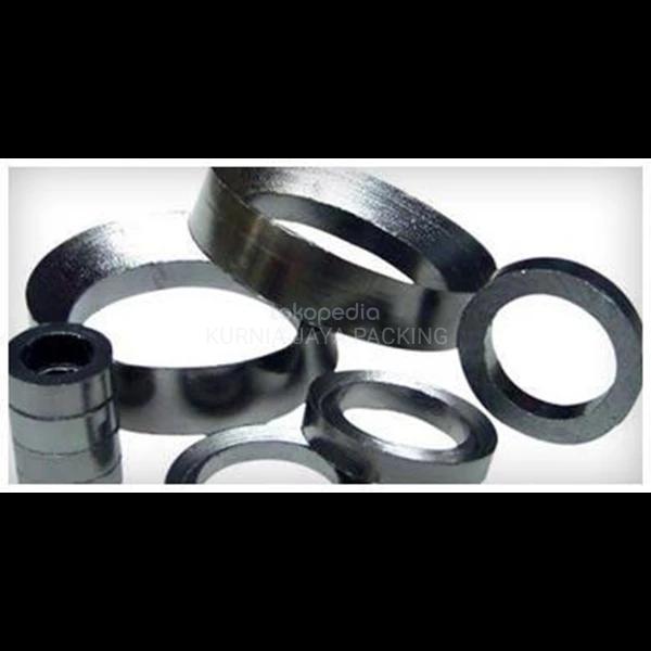 gasket ring graphite OD18mm x ID12mm tebal 3mm hitam OD22 x ID12 xT2mm