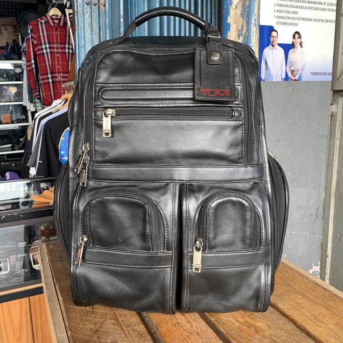TUMI PIGUET BACKPACK LEATHER