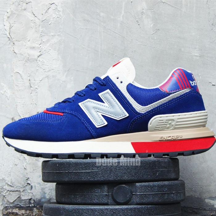 NB 574 LEGACY "ROYAL BLUE/WHITE"