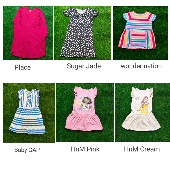 Dress jumpsuit anak perempuan branded Oldnvy/CnJ baru sisa export