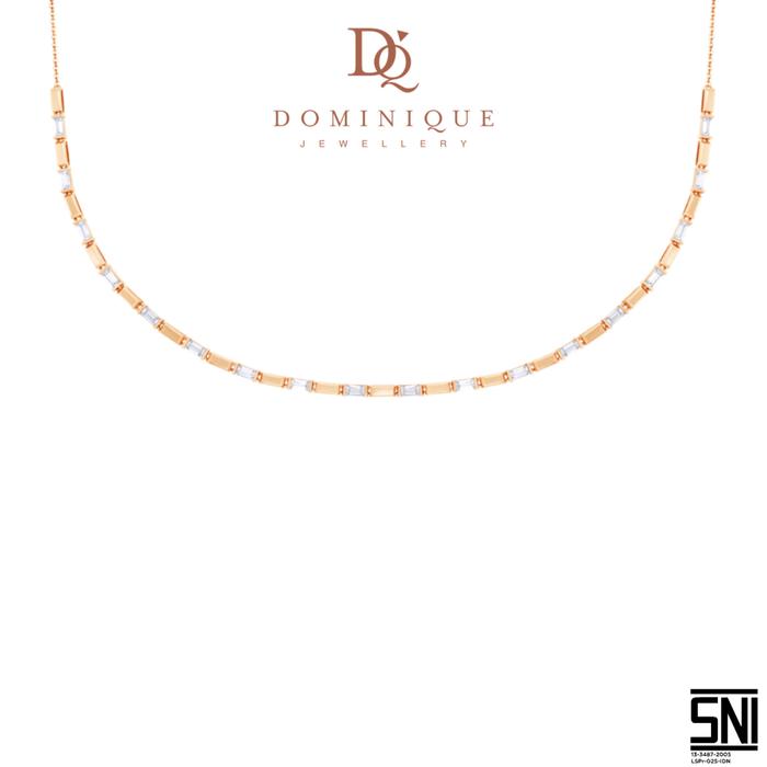Kalung Sandra Dewi Gold Baguette Gold Collection NC220571