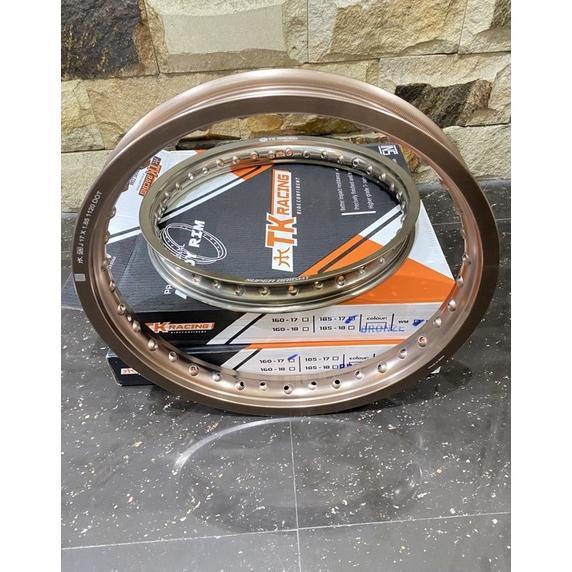 velg / rim TK racing titanium bronze 160/185 17 set velg TK bright titanium bronze 160/185 hole 36 r