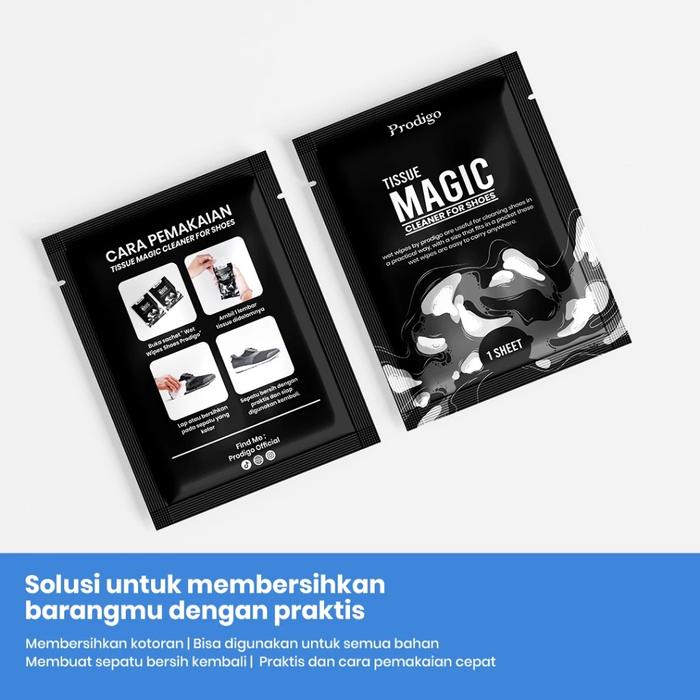 tisu basah pembersih sepatu tissue magic cleaner original tisu basah perawatan sepatu