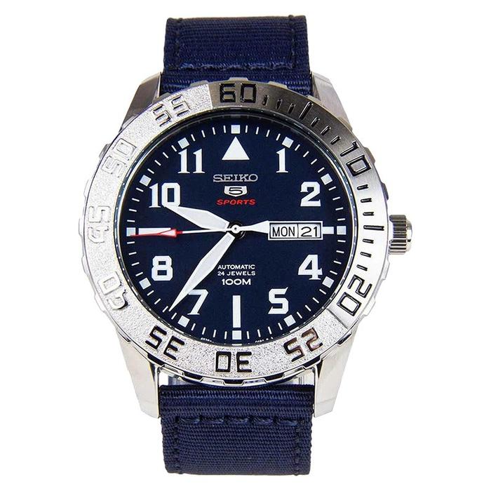 Jam Tangan Pria Seiko 5 SRP759K1 SRP759 Automatic Blue Original Resmi