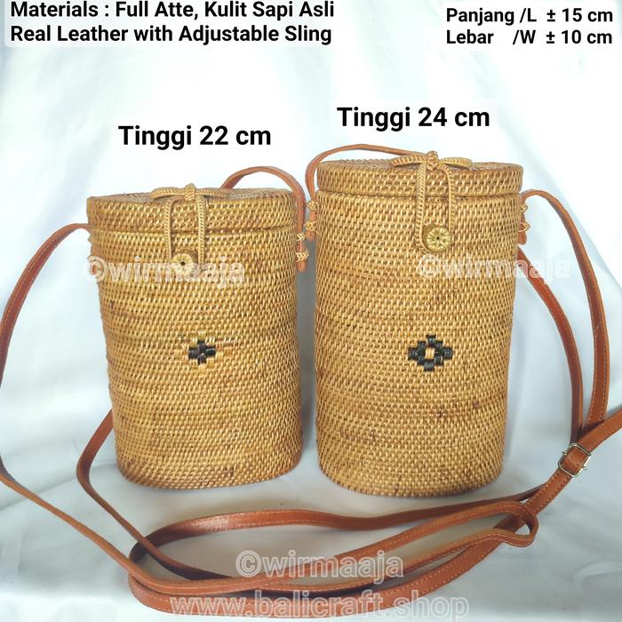 Tas Rotan Full Atte Dungki Wadah Genta Mangku