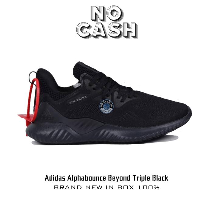 Sepatu Pria Alphabounce Beyond Triple Black Original