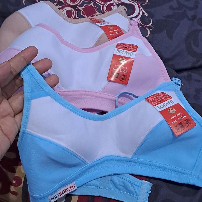 BRA MINISET ANAK SD SMP MINISET STEP 2 BAHAN KATUN KAIT 2 CUP A