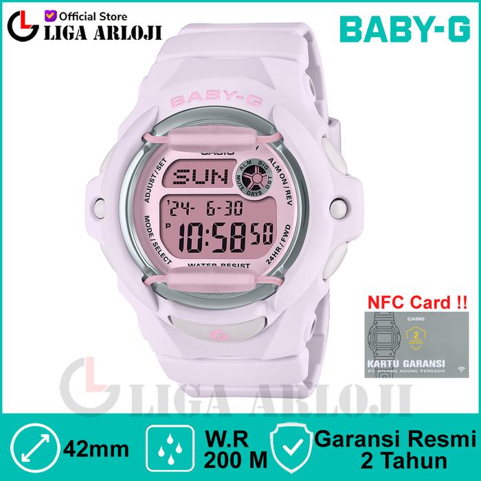 Casio Baby-G BG-169U-4BDR Jam Tangan Digital Wanita BG-169U-4B BabyG BG169 BG169U BG 169U 4BDR