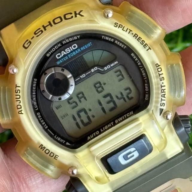 Gshock DW 9000 Original  Vintage Jelly Kuning