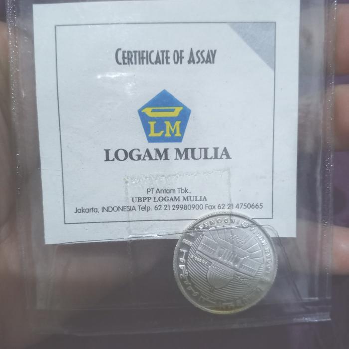 1 DIRHAM ANTAM- logam mulia-perak 99,99%