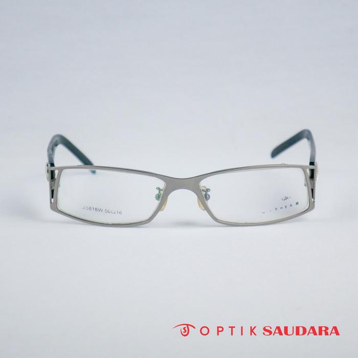 Optik Saudara - Frame Cazal - Kacamata Pria Model Kotak Elegant F CZ5816W SLV 56 XB