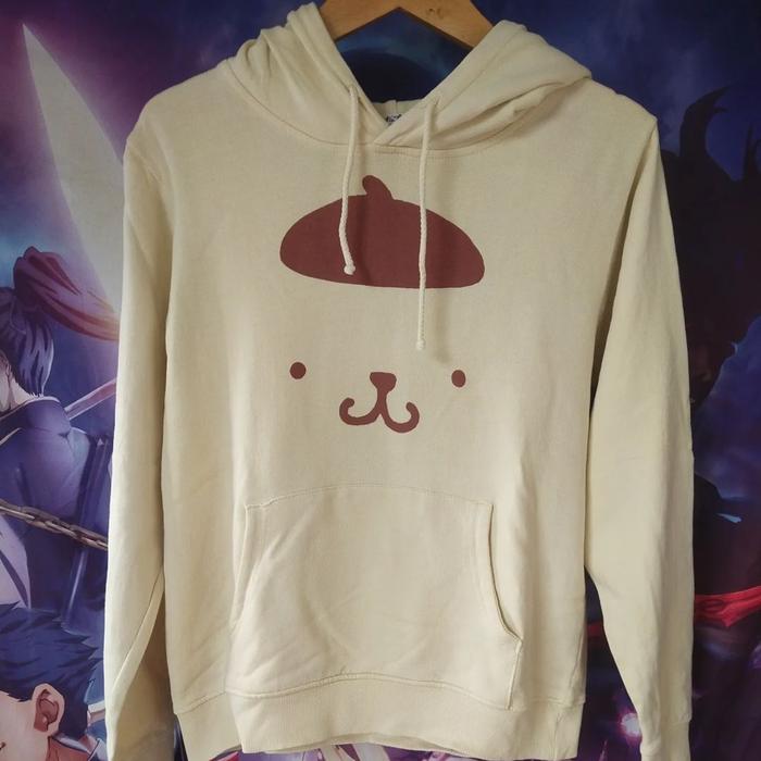 Pompompurin Sanrio Hello Kitty Character Official Anime Hoodie Jaket Jacket Original Second Merch Ja