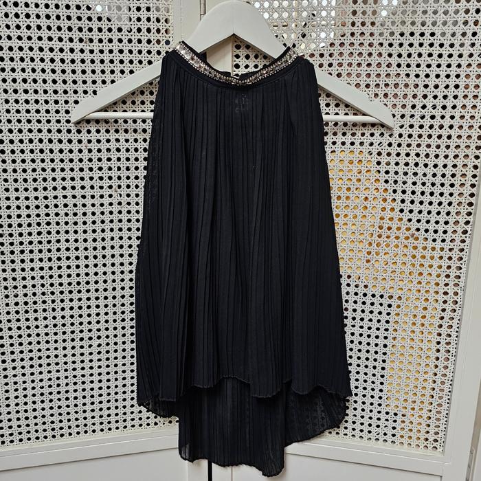blus plisket korea premium atasan import