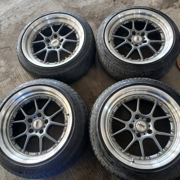 VELG MOBIL BEKAS BBS LM R17 RAYS R17X8,5 5X114 ET35 +BAN DUNLOP 225 50 R17 THN 2021