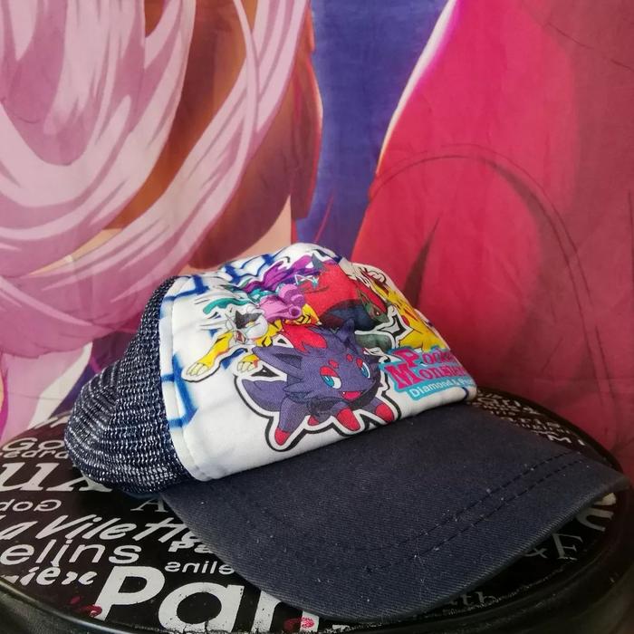 Pokemon Diamond and Pearl Graphic Youth Official Anime Game Cap Topi Baseball Remaja Original Second