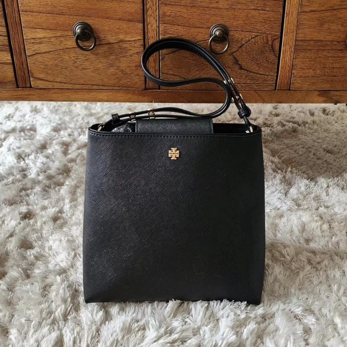 tas wanita tb emerson bucket bag black ej