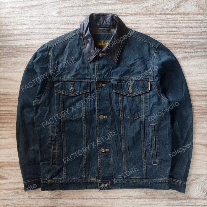 TIMBERLAND DENIM JACKET BKN IF SIX WAS NINE LE GRAND BLEU BODE KADOYA